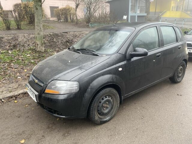 Черный Шевроле Авео, объемом двигателя 1.5 л и пробегом 125 тыс. км за 3500 $, фото 1 на Automoto.ua