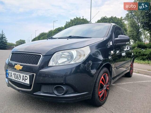 Черный Шевроле Авео, объемом двигателя 1.4 л и пробегом 220 тыс. км за 3100 $, фото 10 на Automoto.ua