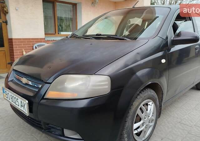 Чорний Шевроле Авео, об'ємом двигуна 1.5 л та пробігом 170 тис. км за 3500 $, фото 1 на Automoto.ua