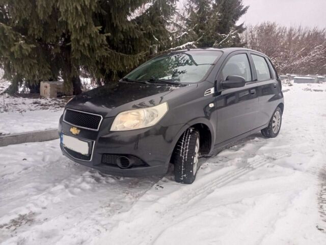 Черный Шевроле Авео, объемом двигателя 1.2 л и пробегом 212 тыс. км за 3999 $, фото 1 на Automoto.ua