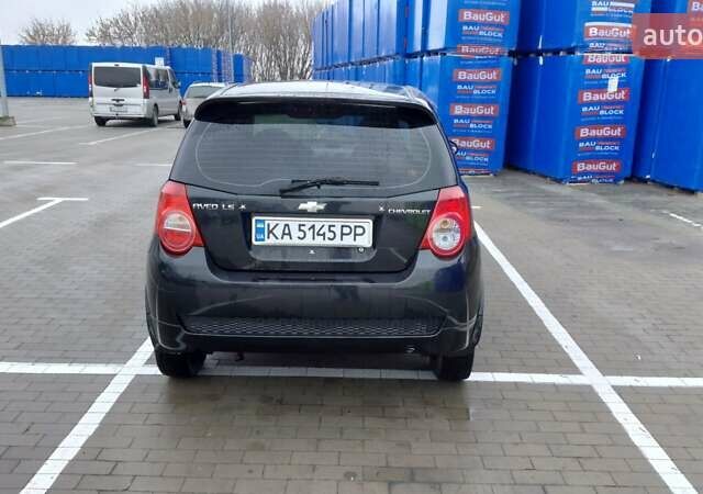 Черный Шевроле Авео, объемом двигателя 1.5 л и пробегом 162 тыс. км за 4200 $, фото 1 на Automoto.ua