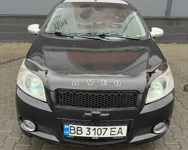 Черный Шевроле Авео, объемом двигателя 1.5 л и пробегом 195 тыс. км за 3800 $, фото 3 на Automoto.ua