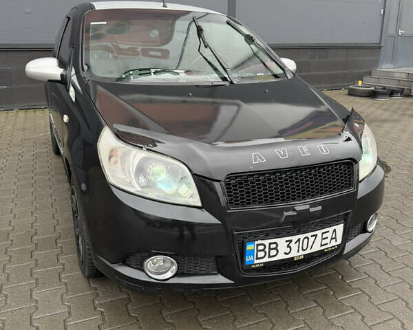 Черный Шевроле Авео, объемом двигателя 1.5 л и пробегом 195 тыс. км за 3800 $, фото 2 на Automoto.ua