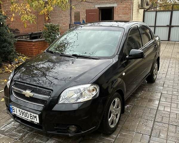 Черный Шевроле Авео, объемом двигателя 1.5 л и пробегом 112 тыс. км за 3700 $, фото 3 на Automoto.ua