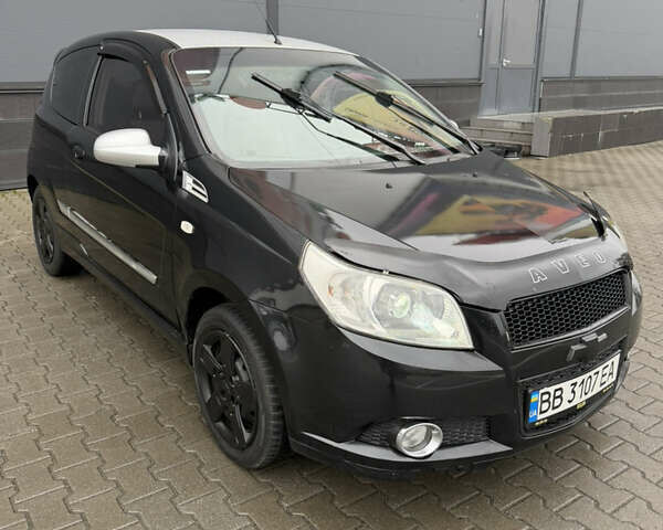 Черный Шевроле Авео, объемом двигателя 1.5 л и пробегом 195 тыс. км за 3800 $, фото 1 на Automoto.ua