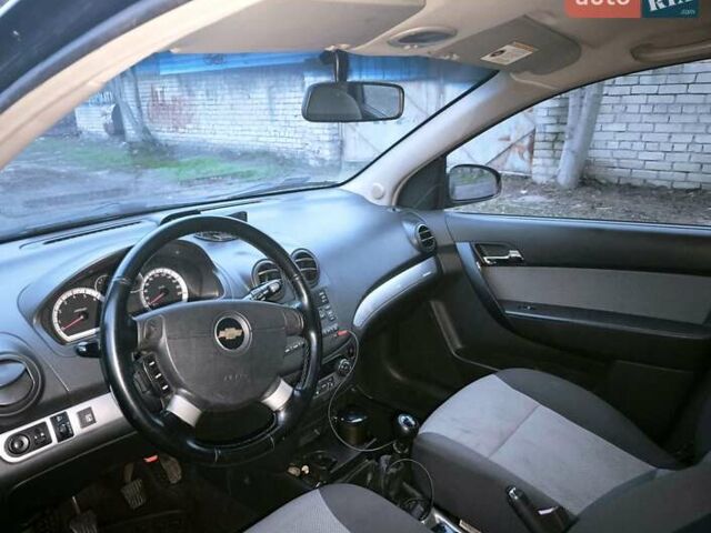 Черный Шевроле Авео, объемом двигателя 1.4 л и пробегом 288 тыс. км за 4200 $, фото 6 на Automoto.ua