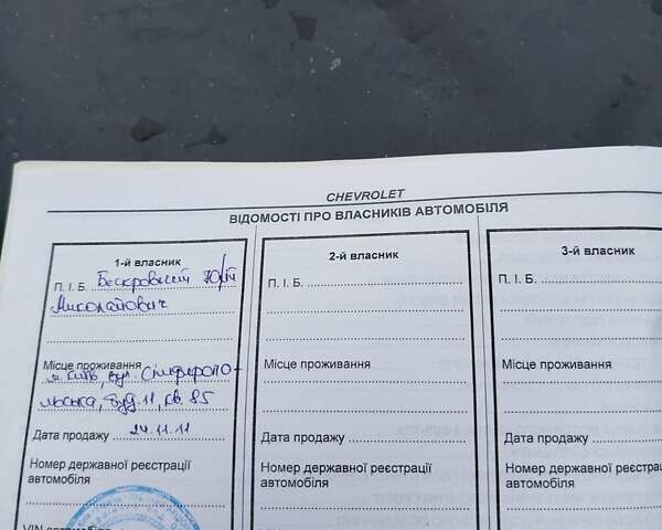 Черный Шевроле Авео, объемом двигателя 1.5 л и пробегом 141 тыс. км за 2300 $, фото 14 на Automoto.ua