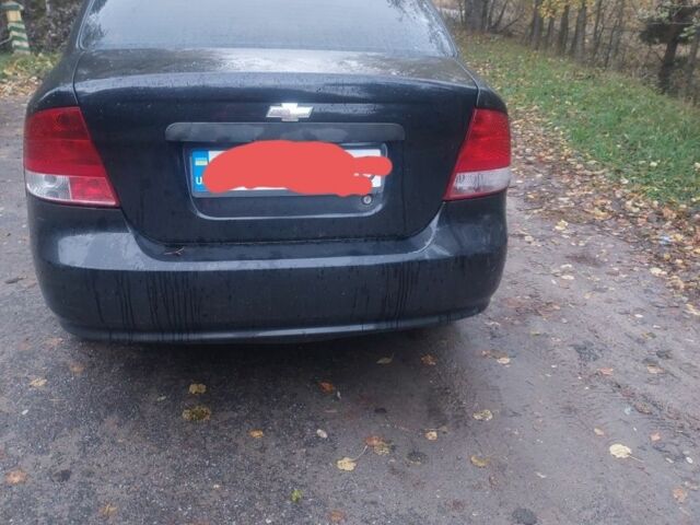 Черный Шевроле Авео, объемом двигателя 1.5 л и пробегом 200 тыс. км за 3200 $, фото 2 на Automoto.ua
