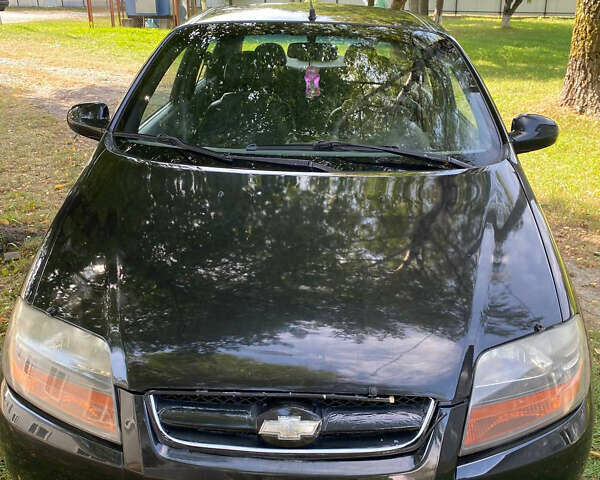 Черный Шевроле Авео, объемом двигателя 1.5 л и пробегом 215 тыс. км за 3138 $, фото 3 на Automoto.ua