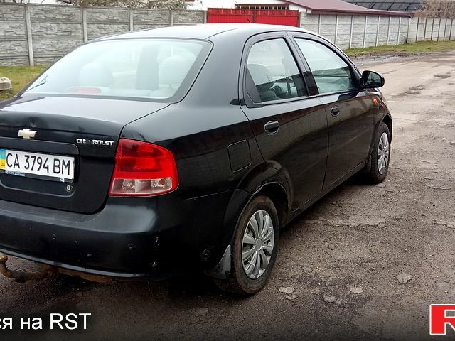 Чорний Шевроле Авео, об'ємом двигуна 1.4 л та пробігом 235 тис. км за 2899 $, фото 3 на Automoto.ua