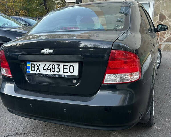 Чорний Шевроле Авео, об'ємом двигуна 1.5 л та пробігом 221 тис. км за 3500 $, фото 3 на Automoto.ua