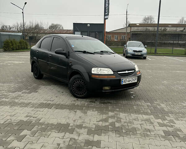 Черный Шевроле Авео, объемом двигателя 1.5 л и пробегом 333 тыс. км за 2550 $, фото 5 на Automoto.ua