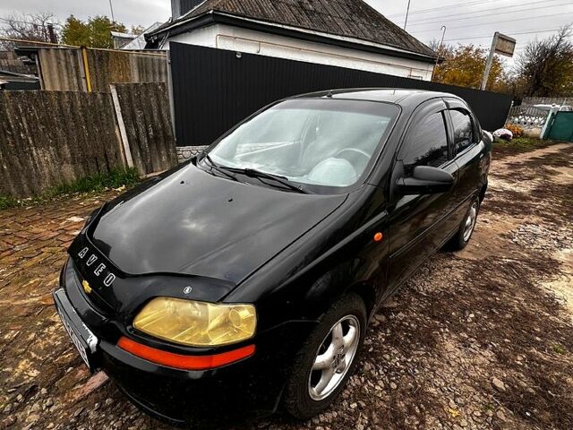 Черный Шевроле Авео, объемом двигателя 1.5 л и пробегом 211 тыс. км за 1800 $, фото 1 на Automoto.ua