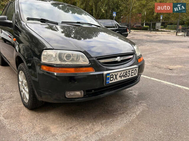 Чорний Шевроле Авео, об'ємом двигуна 1.5 л та пробігом 221 тис. км за 3500 $, фото 1 на Automoto.ua