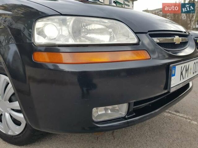 Черный Шевроле Авео, объемом двигателя 1.5 л и пробегом 130 тыс. км за 4950 $, фото 35 на Automoto.ua