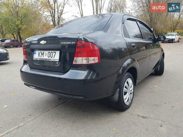 Черный Шевроле Авео, объемом двигателя 1.5 л и пробегом 130 тыс. км за 4950 $, фото 10 на Automoto.ua