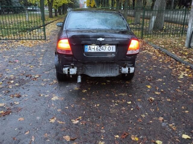 Черный Шевроле Авео, объемом двигателя 1 л и пробегом 334 тыс. км за 1700 $, фото 1 на Automoto.ua