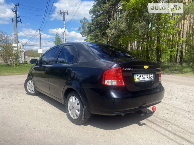 Черный Шевроле Авео, объемом двигателя 1.5 л и пробегом 166 тыс. км за 4399 $, фото 4 на Automoto.ua