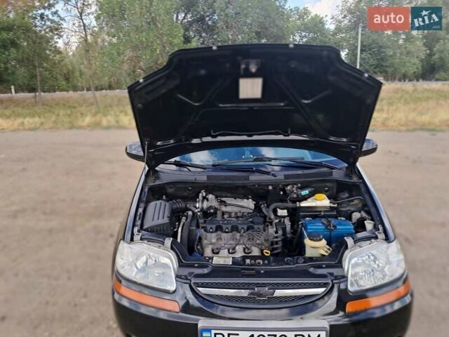Черный Шевроле Авео, объемом двигателя 1.5 л и пробегом 191 тыс. км за 3550 $, фото 4 на Automoto.ua
