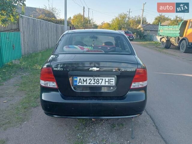 Чорний Шевроле Авео, об'ємом двигуна 1.5 л та пробігом 166 тис. км за 3500 $, фото 2 на Automoto.ua