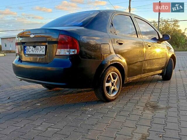 Черный Шевроле Авео, объемом двигателя 1.5 л и пробегом 195 тыс. км за 2650 $, фото 1 на Automoto.ua