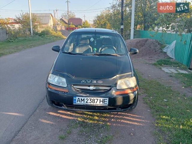 Чорний Шевроле Авео, об'ємом двигуна 1.5 л та пробігом 166 тис. км за 3500 $, фото 4 на Automoto.ua