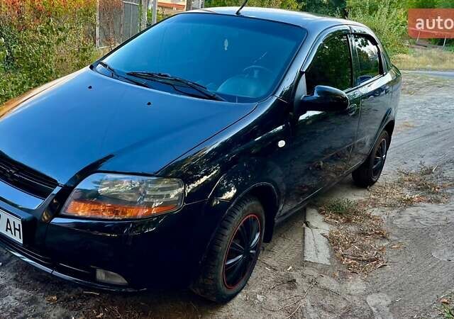 Черный Шевроле Авео, объемом двигателя 1.5 л и пробегом 189 тыс. км за 4000 $, фото 1 на Automoto.ua