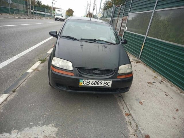 Черный Шевроле Авео, объемом двигателя 1.5 л и пробегом 250 тыс. км за 1300 $, фото 2 на Automoto.ua