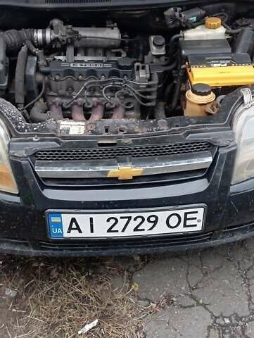 Черный Шевроле Авео, объемом двигателя 1.5 л и пробегом 230 тыс. км за 2001 $, фото 1 на Automoto.ua