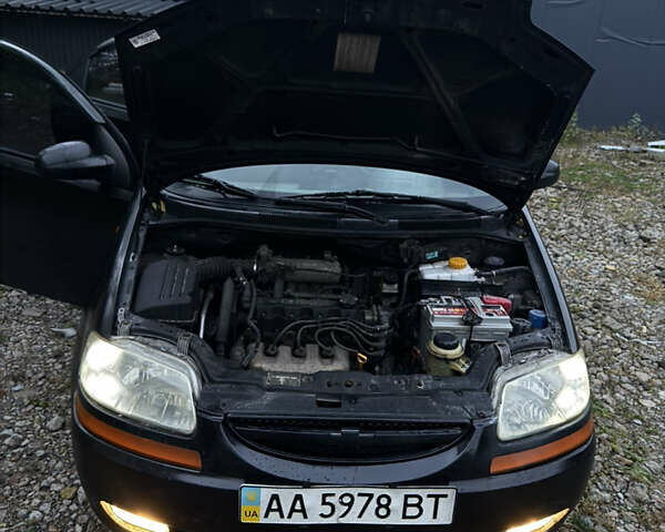 Черный Шевроле Авео, объемом двигателя 1.5 л и пробегом 260 тыс. км за 2950 $, фото 49 на Automoto.ua