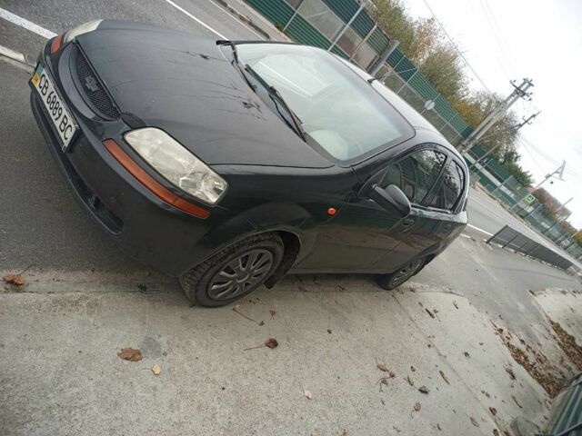 Черный Шевроле Авео, объемом двигателя 1.5 л и пробегом 250 тыс. км за 1300 $, фото 3 на Automoto.ua