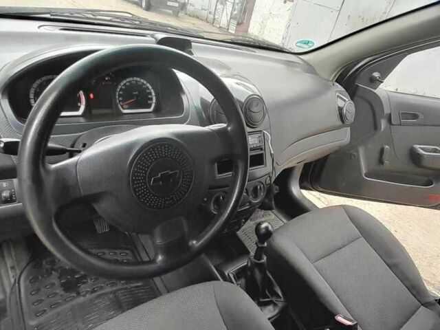 Черный Шевроле Авео, объемом двигателя 1.5 л и пробегом 186 тыс. км за 3000 $, фото 3 на Automoto.ua