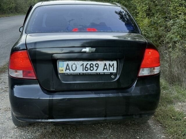 Черный Шевроле Авео, объемом двигателя 1.5 л и пробегом 190 тыс. км за 1350 $, фото 1 на Automoto.ua