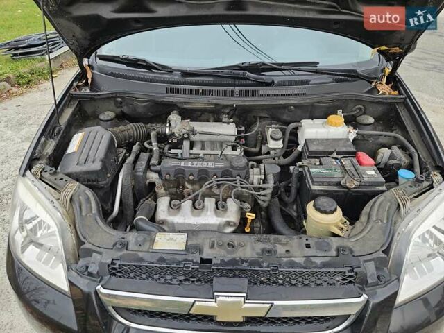 Черный Шевроле Авео, объемом двигателя 1.5 л и пробегом 179 тыс. км за 4000 $, фото 23 на Automoto.ua