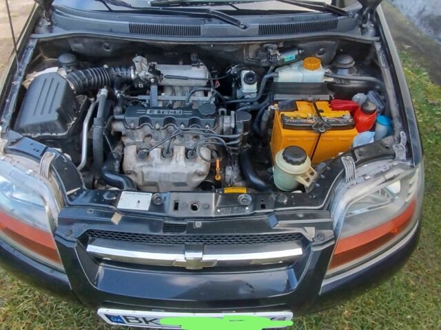 Черный Шевроле Авео, объемом двигателя 1.5 л и пробегом 193 тыс. км за 3000 $, фото 6 на Automoto.ua