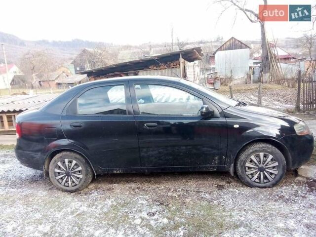 Черный Шевроле Авео, объемом двигателя 1.5 л и пробегом 188 тыс. км за 3600 $, фото 1 на Automoto.ua