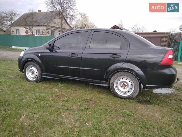 Черный Шевроле Авео, объемом двигателя 1.5 л и пробегом 240 тыс. км за 3000 $, фото 1 на Automoto.ua