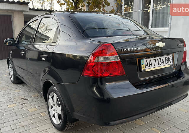 Черный Шевроле Авео, объемом двигателя 1.5 л и пробегом 193 тыс. км за 3800 $, фото 9 на Automoto.ua
