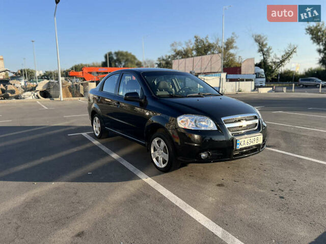 Черный Шевроле Авео, объемом двигателя 1.5 л и пробегом 95 тыс. км за 3900 $, фото 1 на Automoto.ua