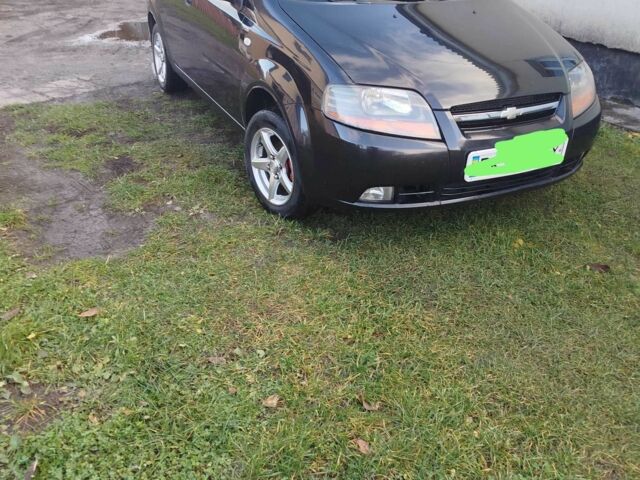 Черный Шевроле Авео, объемом двигателя 1.5 л и пробегом 193 тыс. км за 3000 $, фото 3 на Automoto.ua