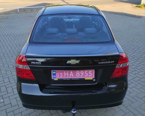 Черный Шевроле Авео, объемом двигателя 1.4 л и пробегом 183 тыс. км за 4950 $, фото 6 на Automoto.ua