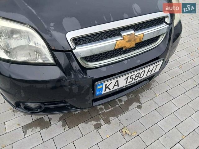 Черный Шевроле Авео, объемом двигателя 1.5 л и пробегом 206 тыс. км за 3900 $, фото 6 на Automoto.ua