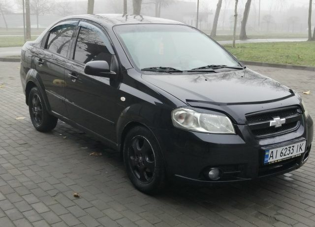 Черный Шевроле Авео, объемом двигателя 1.5 л и пробегом 240 тыс. км за 3600 $, фото 5 на Automoto.ua