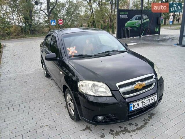 Черный Шевроле Авео, объемом двигателя 1.5 л и пробегом 206 тыс. км за 3900 $, фото 4 на Automoto.ua