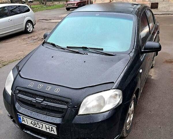 Черный Шевроле Авео, объемом двигателя 1.5 л и пробегом 250 тыс. км за 2700 $, фото 5 на Automoto.ua