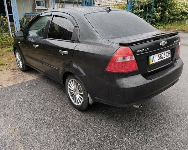 Черный Шевроле Авео, объемом двигателя 1.5 л и пробегом 175 тыс. км за 4500 $, фото 4 на Automoto.ua