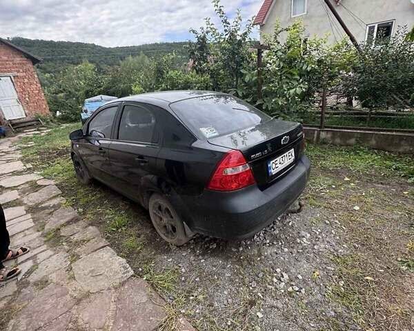Черный Шевроле Авео, объемом двигателя 1.5 л и пробегом 220 тыс. км за 5090 $, фото 1 на Automoto.ua