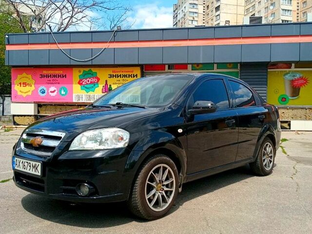 Черный Шевроле Авео, объемом двигателя 1.5 л и пробегом 188 тыс. км за 4250 $, фото 1 на Automoto.ua