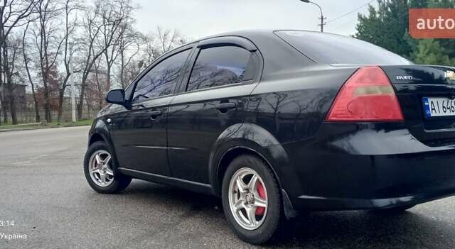 Черный Шевроле Авео, объемом двигателя 1.5 л и пробегом 205 тыс. км за 4200 $, фото 3 на Automoto.ua