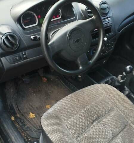 Черный Шевроле Авео, объемом двигателя 1.5 л и пробегом 187 тыс. км за 3450 $, фото 8 на Automoto.ua